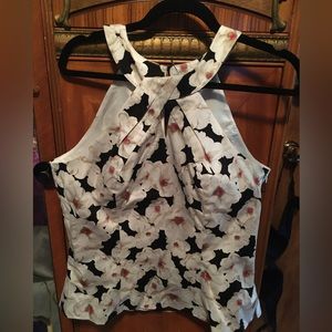 White House Black Market Sleeveless dress top. Worn once.
